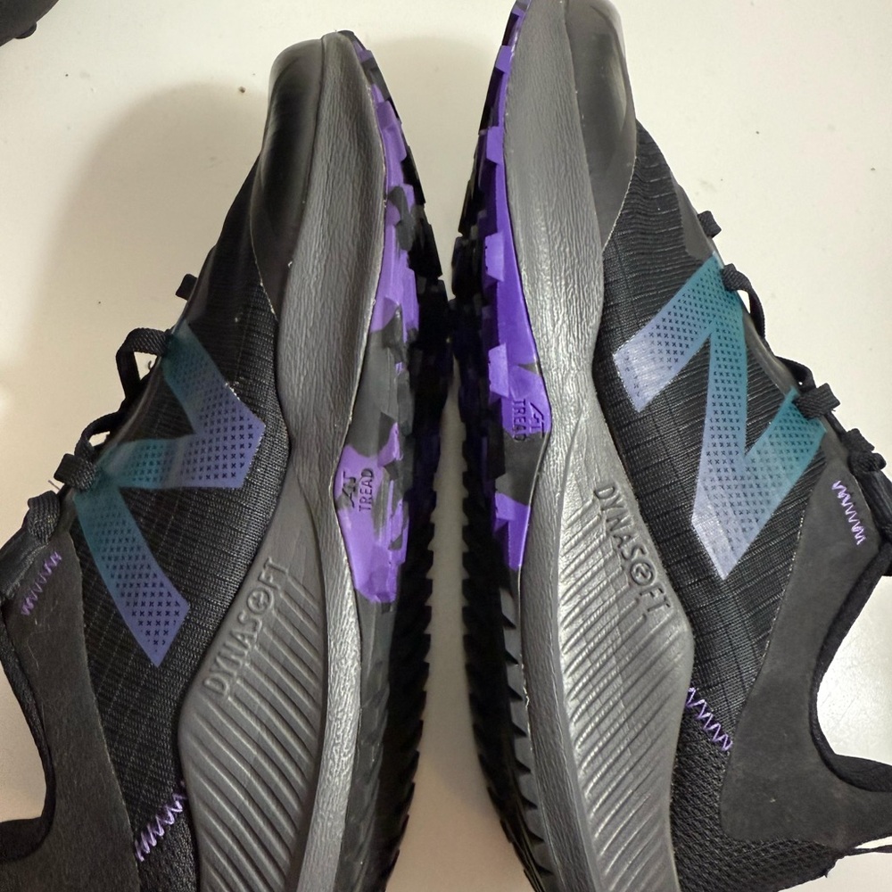 New Balance Black and Purple Running Shoes - Picture 6 of 6